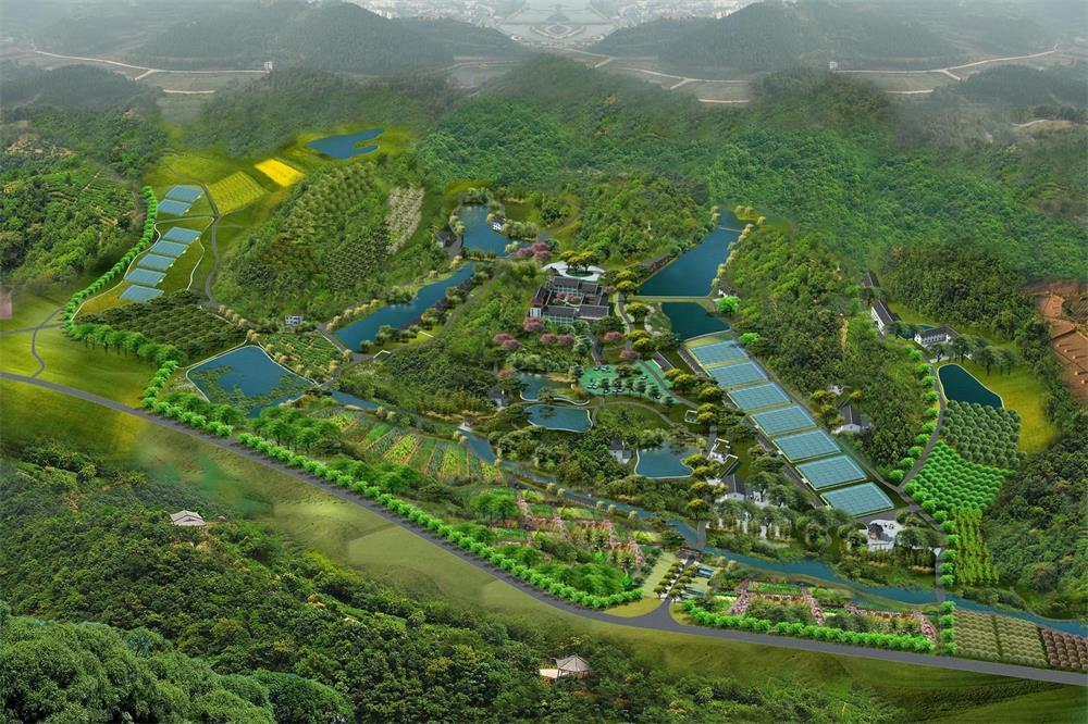 湖南五星级农庄-长沙锦绣江南生态农庄是如何规划设计