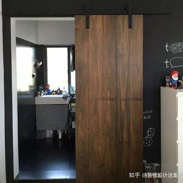 谷仓门不管是跟那种风格搭配都能展现出自己的味道,有美式的粗狂,现代