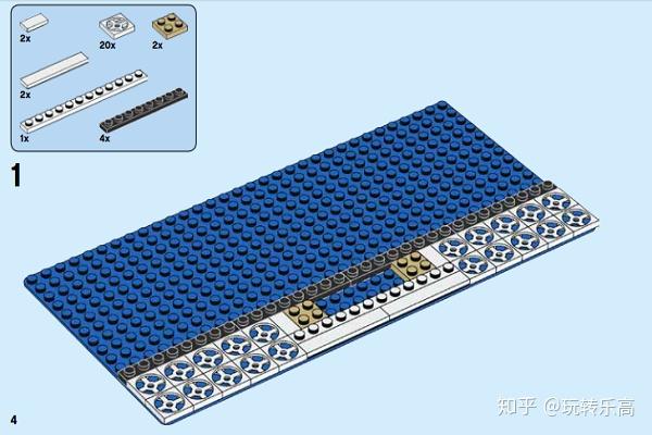 用乐高搭建印度泰姬陵5000多块积木图纸10256系列拼装教程