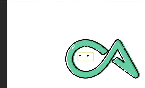 设计10分钟画一个mbe风格的酷安logo