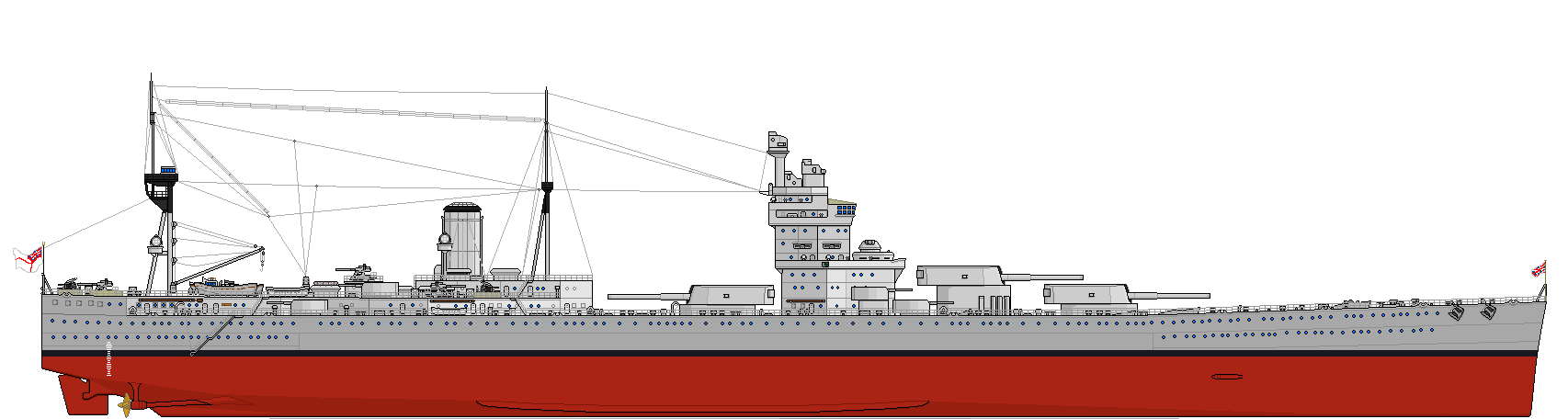 n3级战列舰设计图