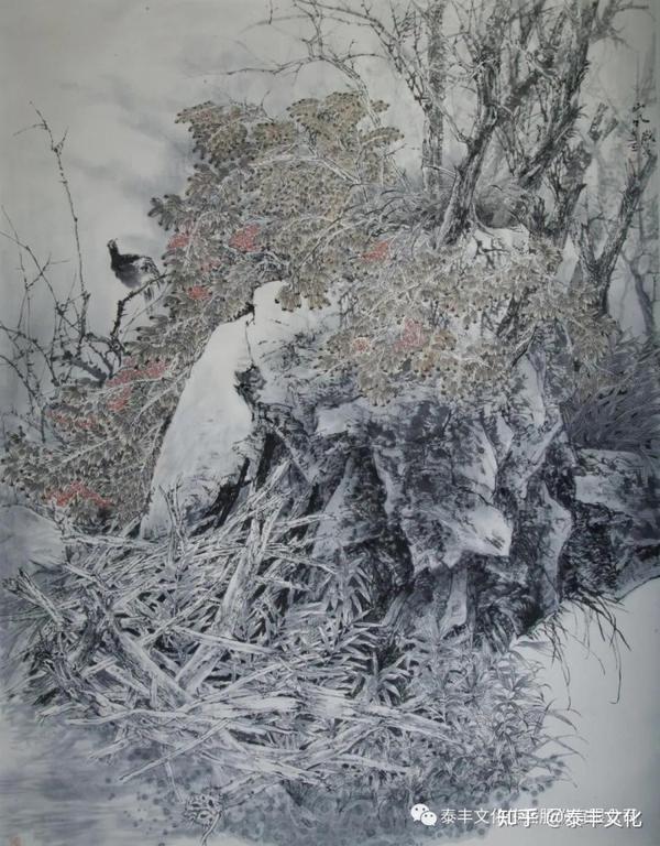 中国美协会员 李俊柯 作品 李俊柯致力于中国画新笔墨的创新,他的