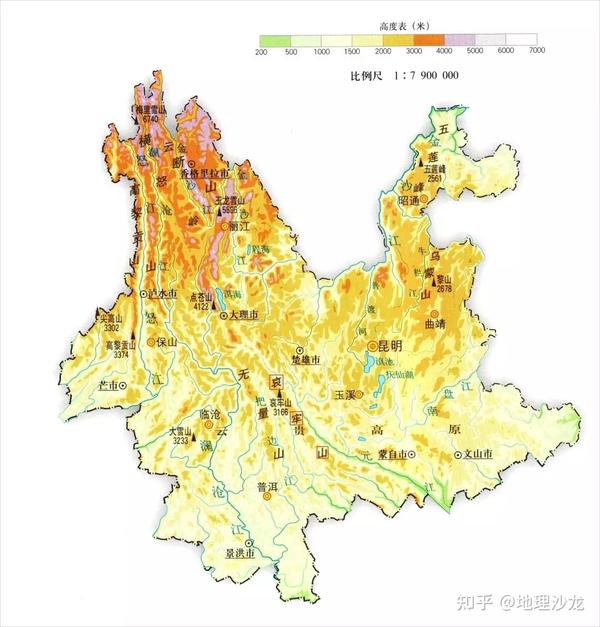 森林资源丰富的云南哀牢山,也是横断山脉和云贵高原的地理分界线