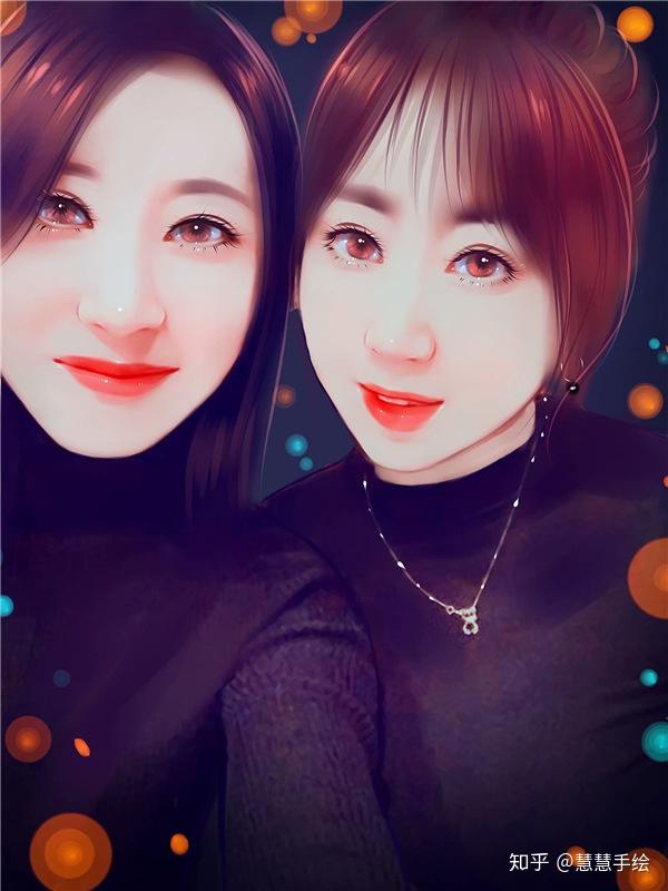 手绘头像女生唯美精致 手绘头像女可爱闺蜜 独一无二与众不同头像