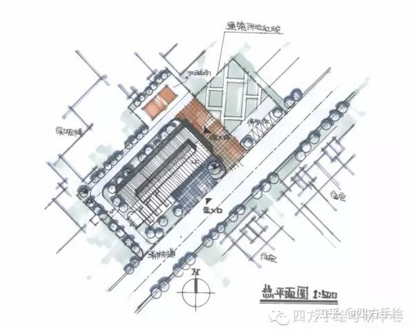 建筑学考研快题手绘技巧分析之如何做好建筑剖面空间设计?