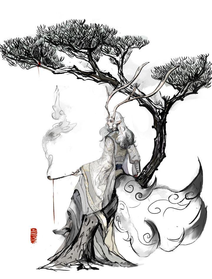 中国神妖大全之白泽白泽是一种能说人话通万物之情的神兽