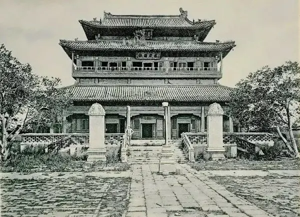 1901年,阐福寺大佛殿