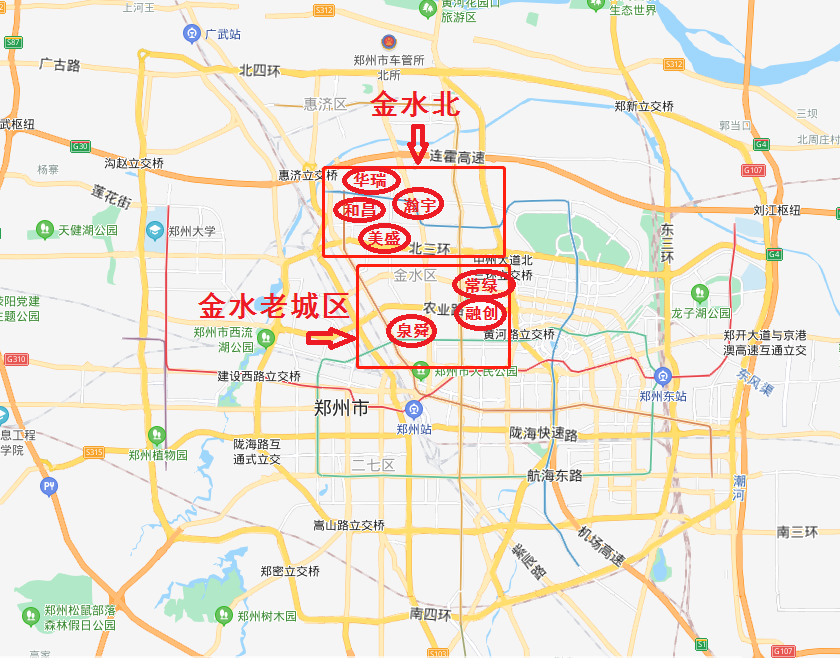 郑州买房:首付60万,70万,80万,90万买金水北的看过来