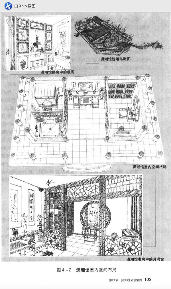 红楼梦大观园潇湘馆建筑布局总览