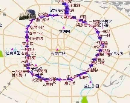 环线公交:成都快速公交brt于2013年中旬正式建成通车,分k1,k2两条环线