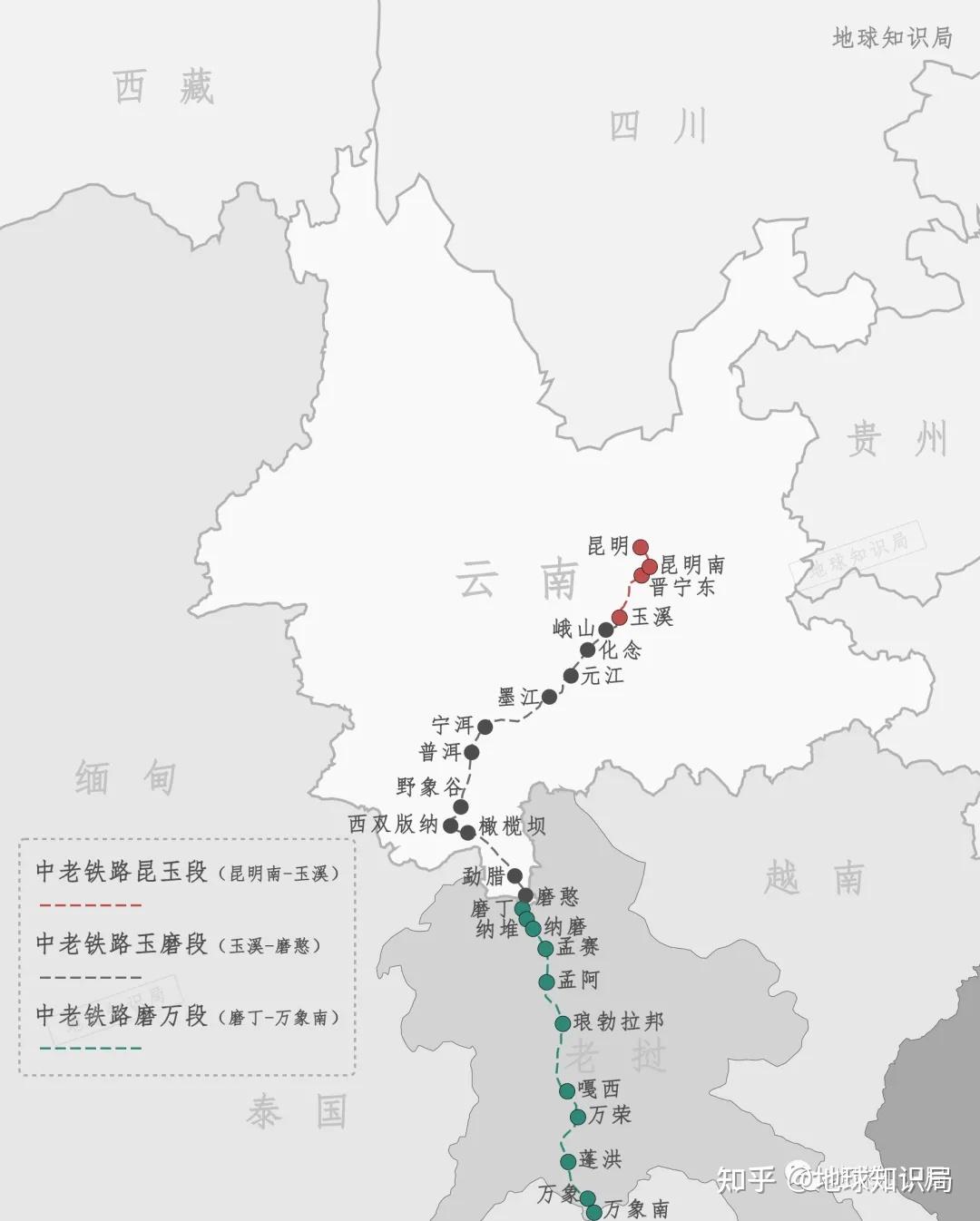 中老昆万铁路12月3日开通多趟列车票已抢光该铁路为何未开先火都途经