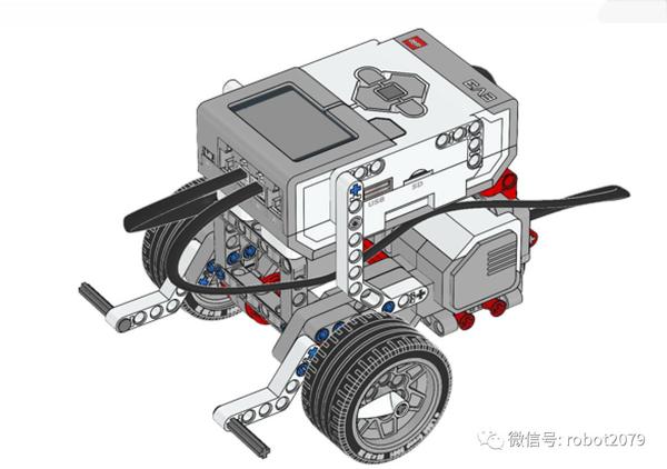 乐高ev3教育版-行驶的小车系列001