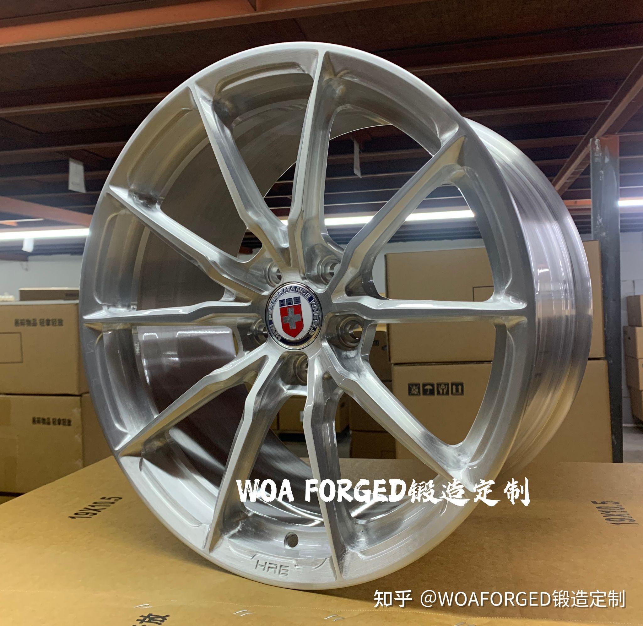 woaforged锻造轮毂定制hrep104sc拉丝工艺