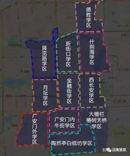 北京西城学区划分