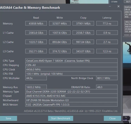 5999元的工作站,惠普战99设计本,r7-5800h/t600专业卡