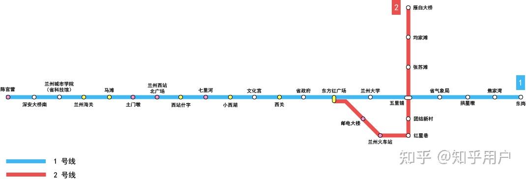 兰州轨道交通运营图2022年版