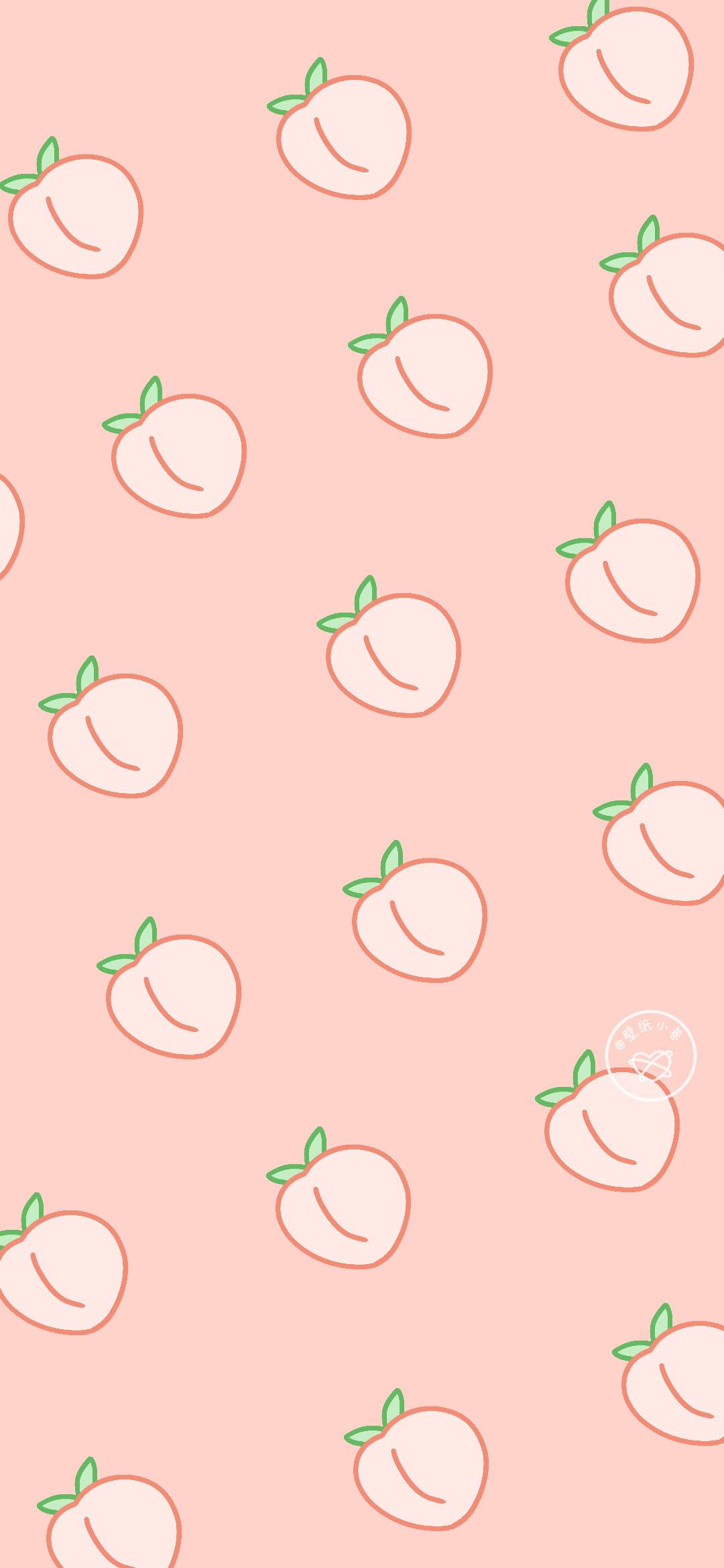 求粉色系壁纸最好带水蜜桃