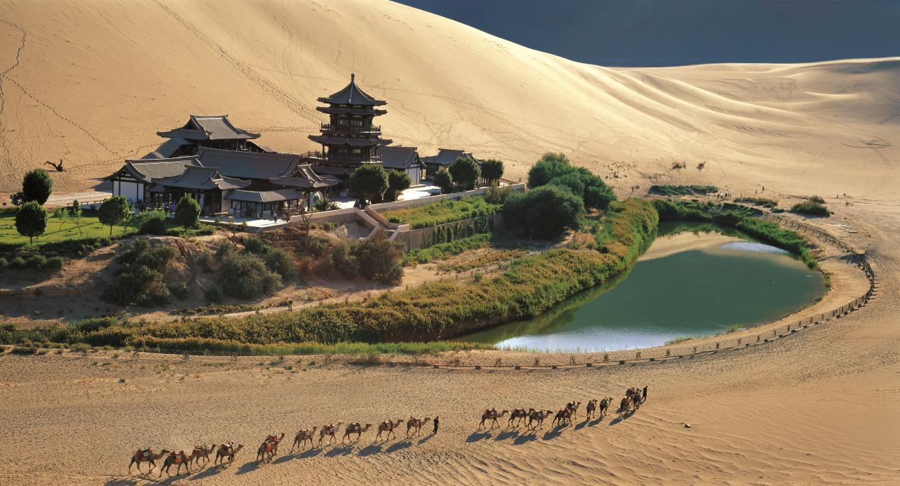 甘肃旅游酒泉今天真热闹太空出差三人组回家了