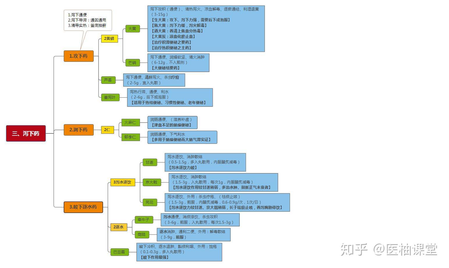 中药学思维导图分享