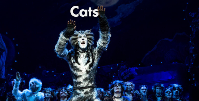 dec. 8 musical "cats" at nyc