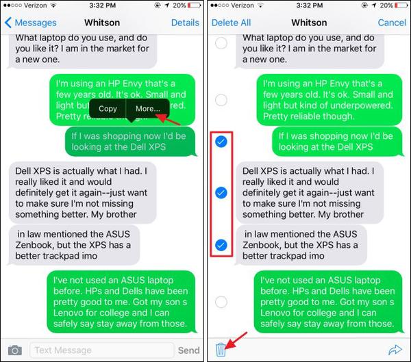 ios怎么一键删除短信内容