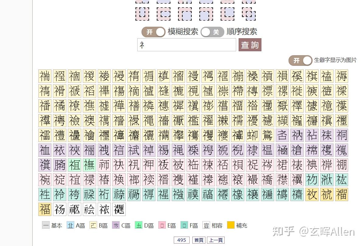 礻字旁有那些字