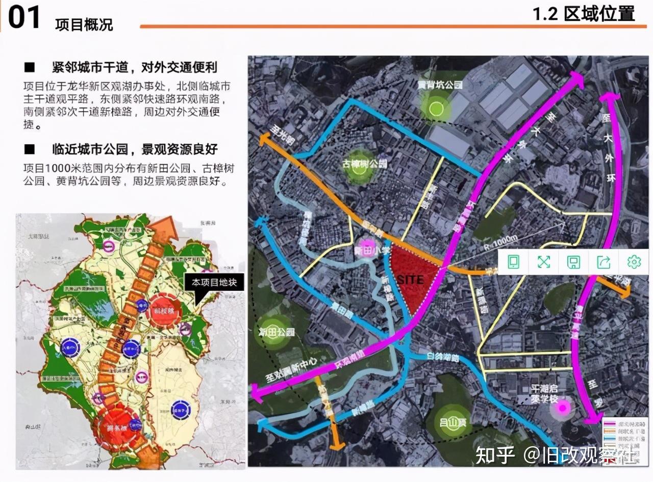 龙华观澜丨新田元水老村中森地产旧改,专规草案公示:住宅 学校