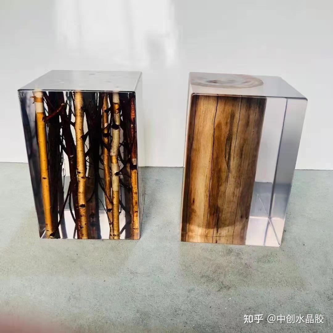 河流树脂桌,木墩子