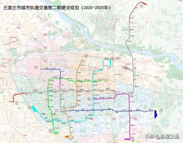 石家庄地铁规划(2020-2025)出炉啦!