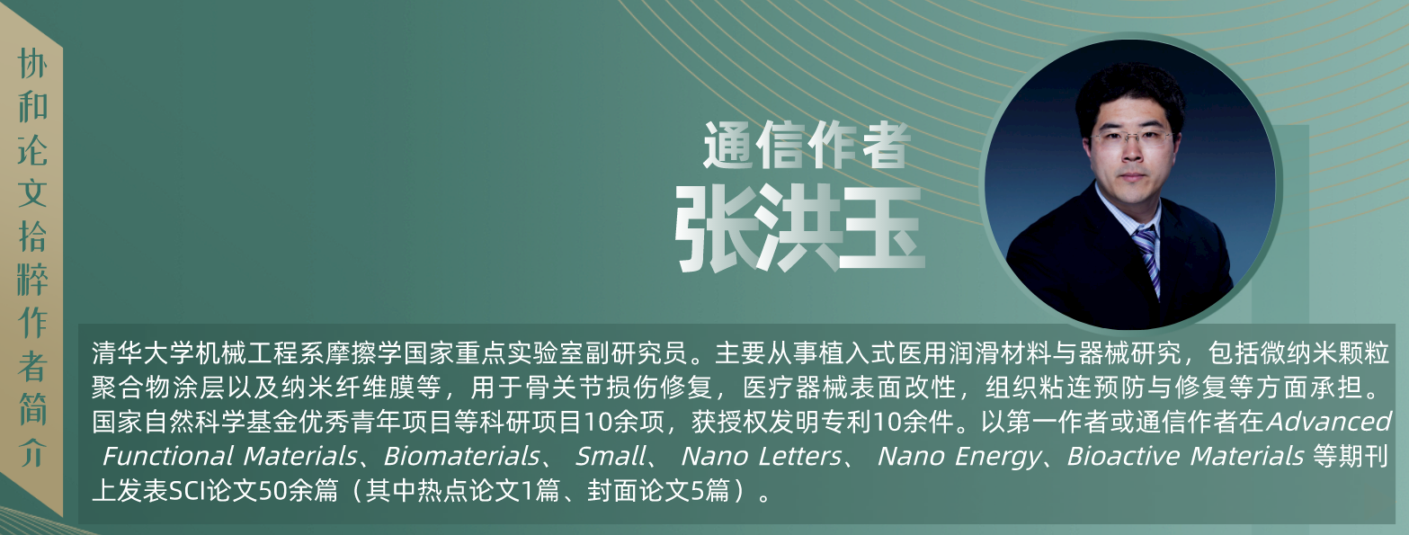 冯宾张洪玉等关于可见光响应的可降解介孔硅球润滑载药体系用于骨关节