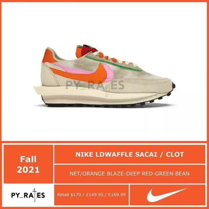 球鞋|clot x sacai x nike联名曝光,air max继续发力