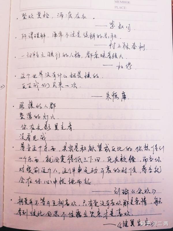 你摘抄过哪些句子?