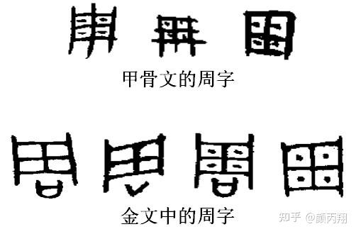 甲骨文和金文中的周字