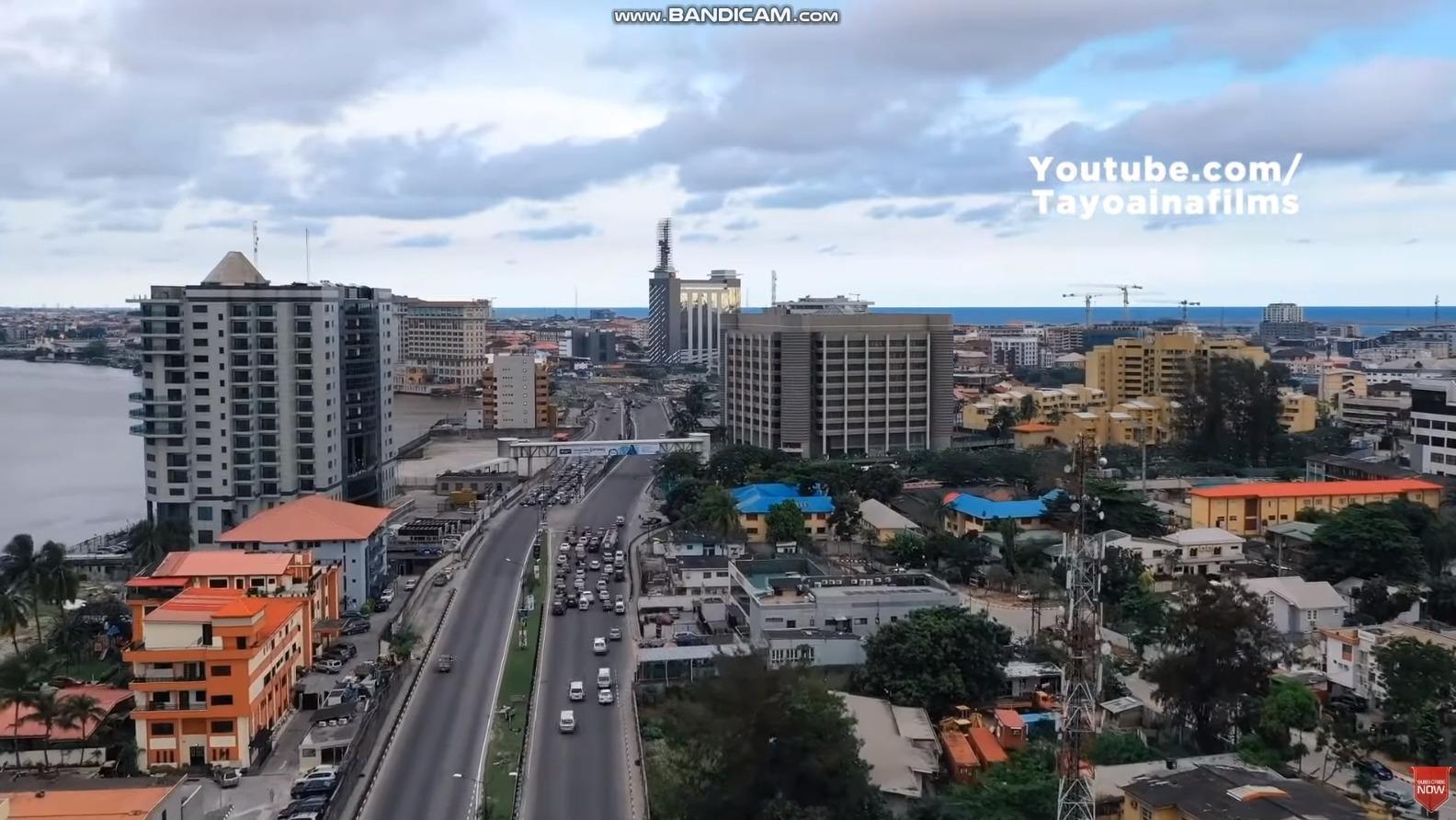 不同角度的拉各斯-lagos city