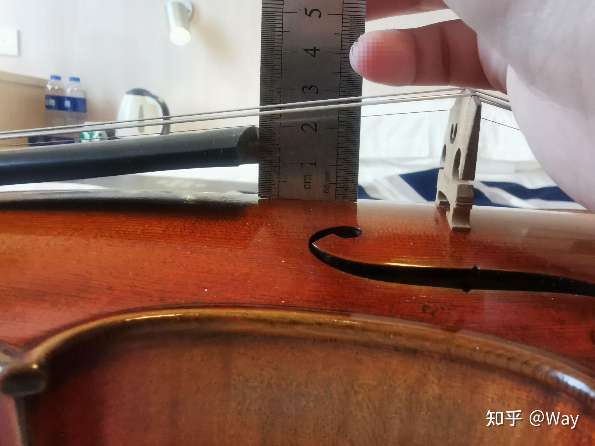 小提琴琴弦离指板太远了怎么办