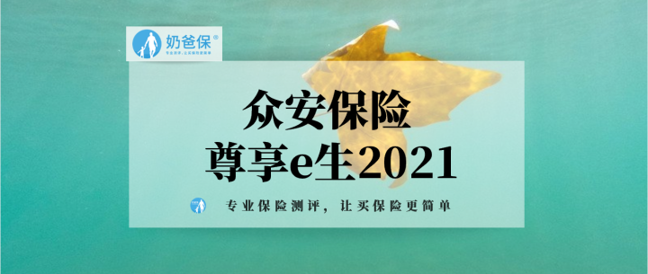 众安保险尊享e生2021好不好值得买吗