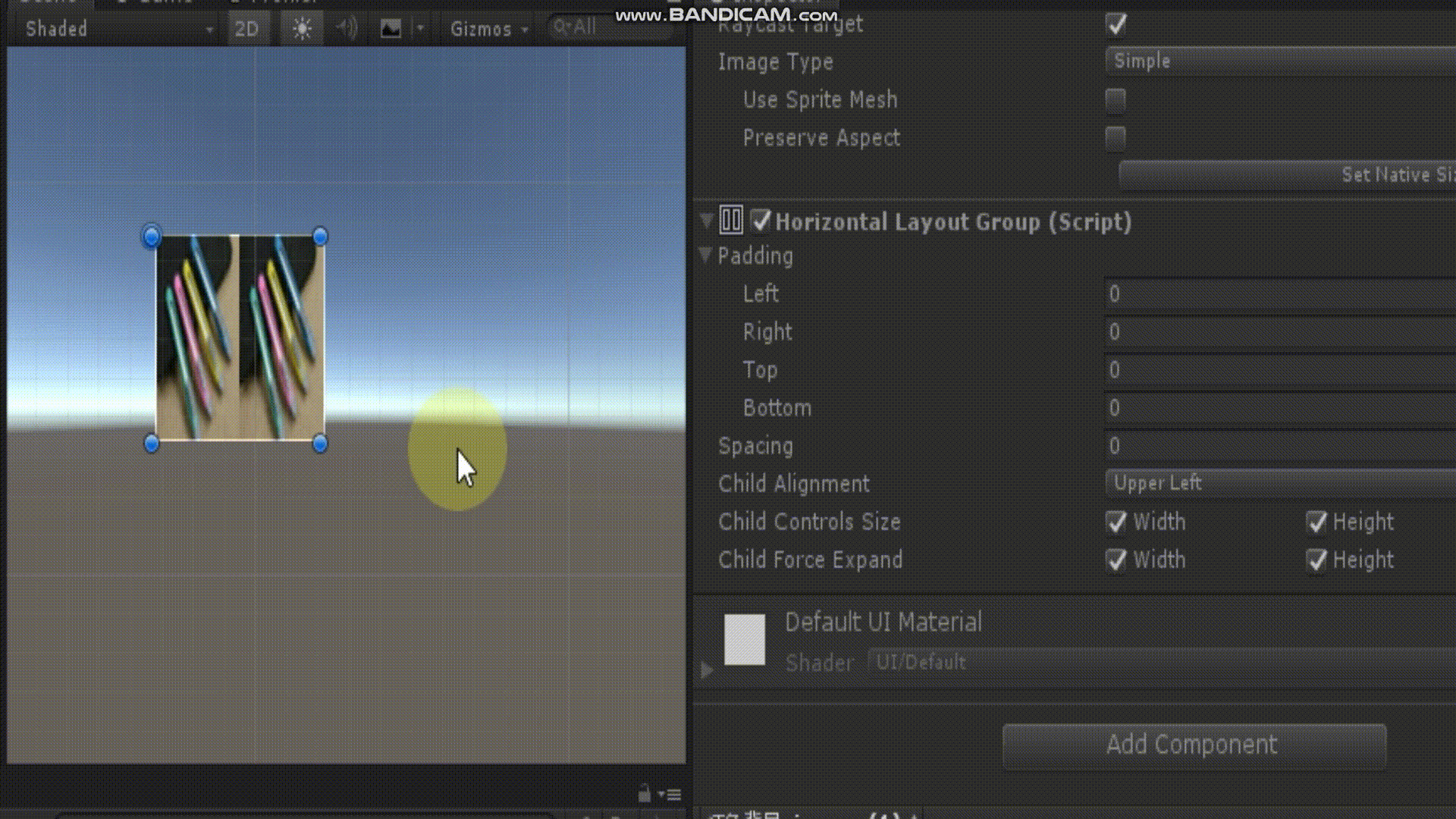unity ugui 排版