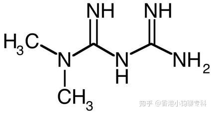 二甲双胍化学结构式