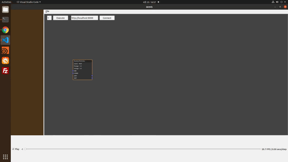 今天, 我就试图用zeno这个系统来创建这样的一副情景, 二话不说, 撸