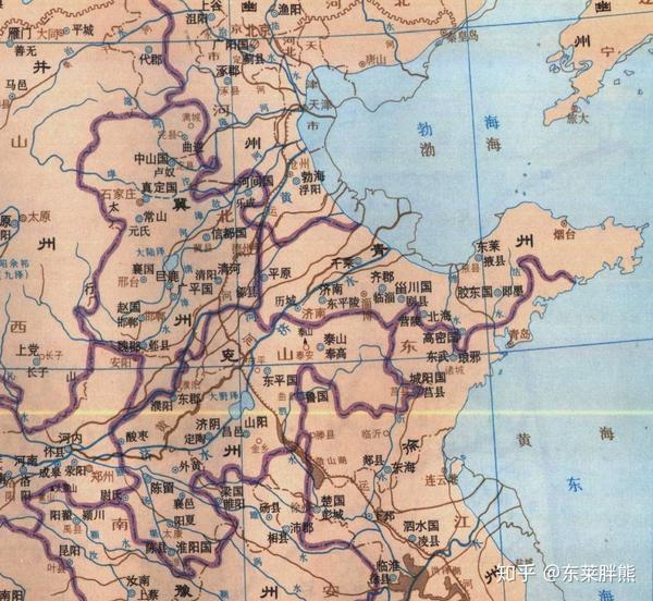 胶东半岛历史地图(二):秦汉