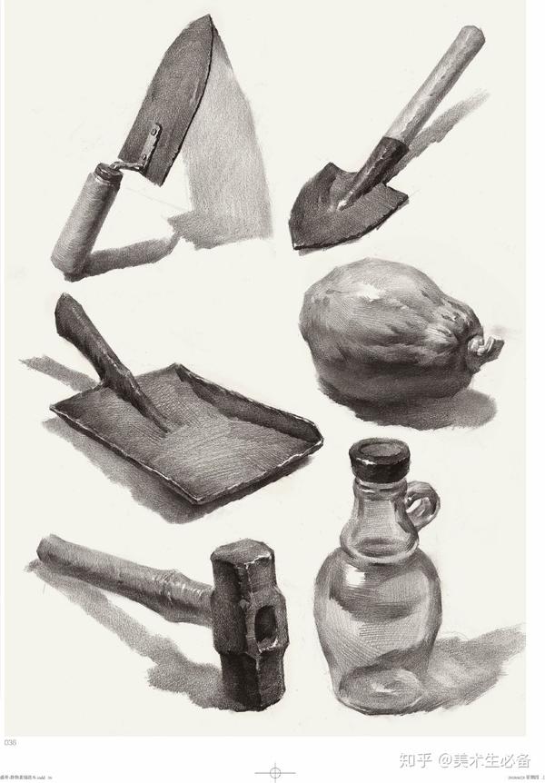 素描静物素材,超清晰!