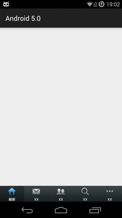 (4)这时候google也有自己的下拉控件swiperefreshlayout,刚出来的