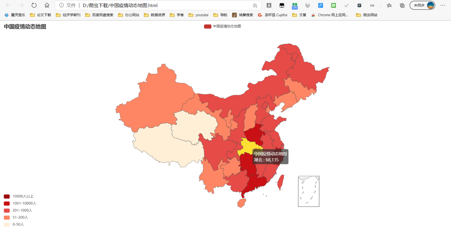 疫情数据的可视化中国疫情地图的制作