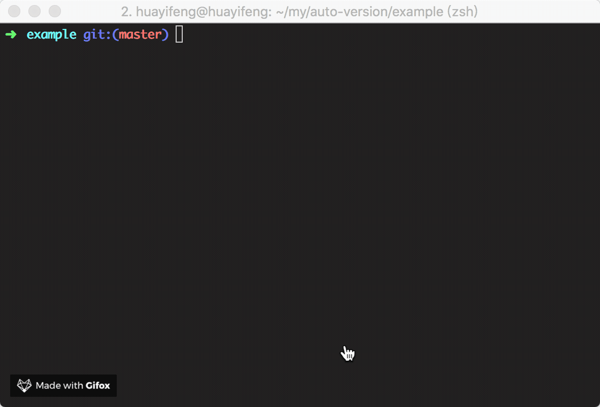 npm i auto-vers -g cli 基础模式 cat package.json {     .