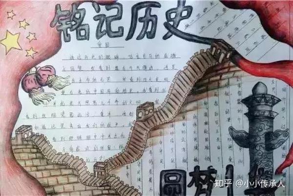 小小传承人:国庆节手抄报,环创不再愁