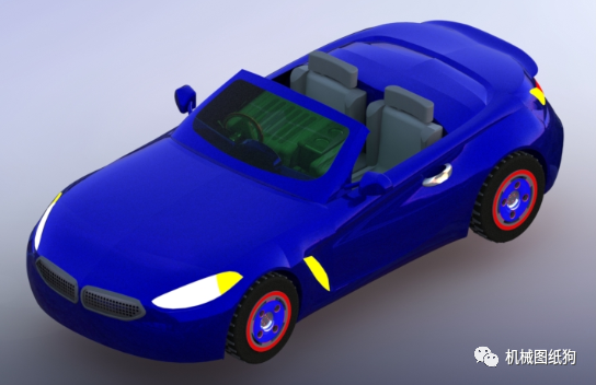 汽车轿车surfacemodeling轿车模型3d图纸solidworks设计
