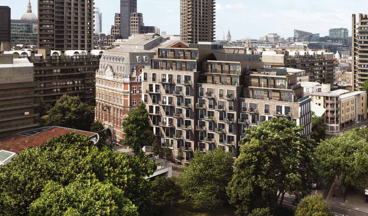 【丹尼森公寓】伦敦"陆家嘴"绝版项目,中产青睐的典藏住宅!78.5w镑起