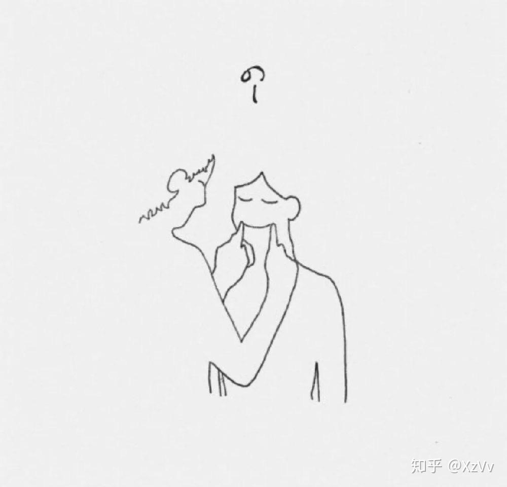 有没有类似于这种极简插画头像的的? - 知乎
