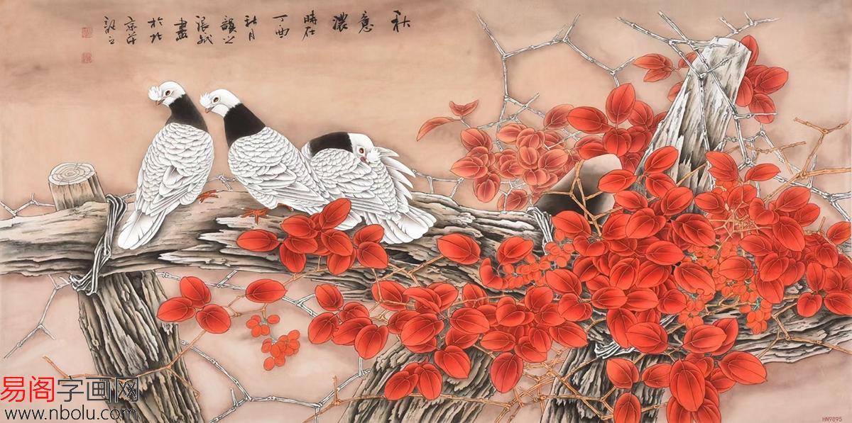 当代工笔画第三杰"潘天寿弟子张斌 被誉为当代中国工笔画第一人
