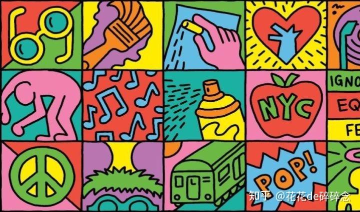 keith haring是美国80年代著名的街头绘画艺术家,他的作品中带有浓浓